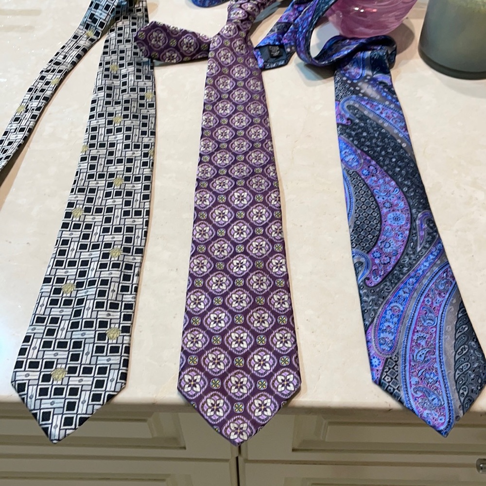 Men’s designer ties set of 3